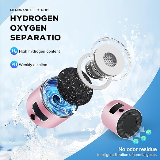 Hydrogen Water Bottle Generator with 4th Generation SPE/PEM Technology, Portable Hydrogen Water Ionizer Machine, Birthday,Xmas Gift for Husband,Wife,Lovers,Friends,Travel