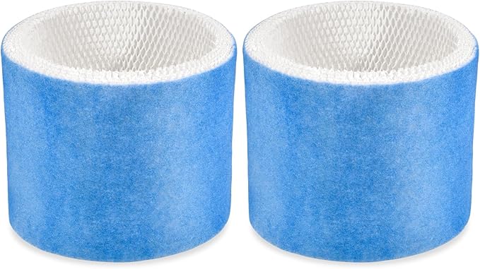 Humidifier Filter Replacement Blue Mesh Layer Humidifier Wick Filters Compatible with Honeywell HCM-6009 HCM-6011 HM-3500 HEV680 HEV685 Series, Part HC-14V1 HC-14 HC-14N Wicking Filter E, 2Pcs