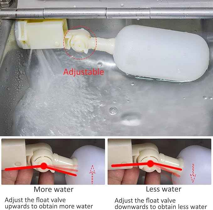 Automatic Water Dispenser for Dog Water Bowl Dispenser Large Size Stainless-Steel Waterer Feeder Self Filling Water Trough for Poultry and Livestock (Stainless Steel, Large)