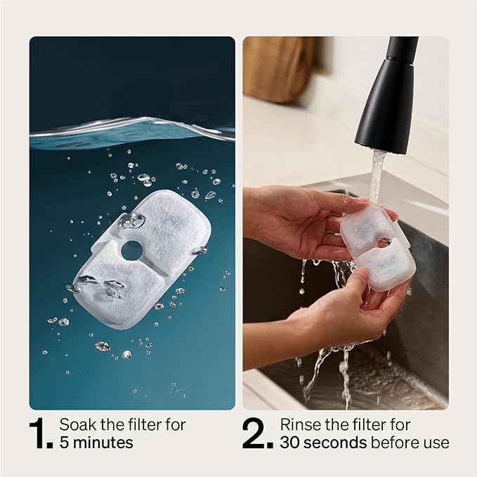 PETLIBRO Drinking Fountain Filter Pack of 8 for Dockstream Cat Fountain Drinking Fountain for Cat PLWF005, PLWF115, PLWF105, 4-Month Set Replacement Filter for Cat Drinking Fountain, White
