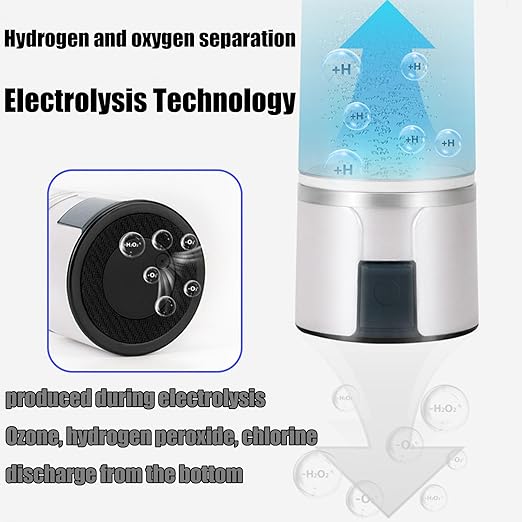 Rechargeable Hydrogen Water Bottle Generator,Alkaline Water Ionizer Machine,Ion Bottles Hydrogen Water Ionizer