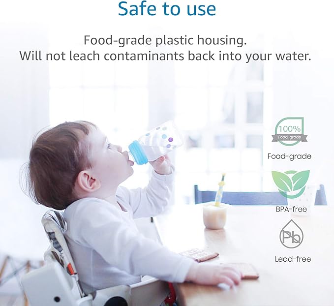 AQUACREST 9601 Water Filter, Model No.AQU-WF55. Replacement for Moen 9601 ChoiceFlo 9600, 9602, 9500, 9501, 9502, Fits F87400, F7400, F87200, 77200, CAF87254, S5500 Series of Moen Faucets (Pack of 1)