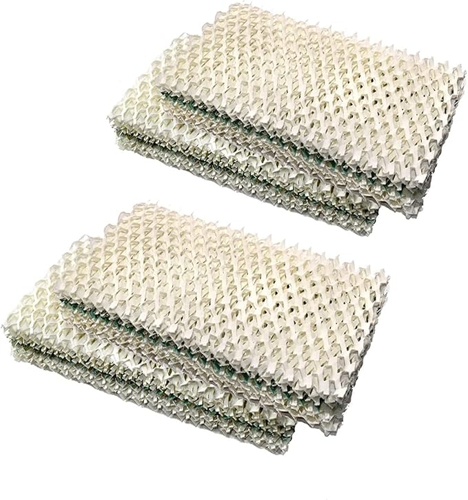 HQRP 4-Pack Wick Filter Replacement for Idylis 828413B002 Compatible with IHUM-10-140 / I HUM 10 140 4-Gallon Humidifier - AquaVibe