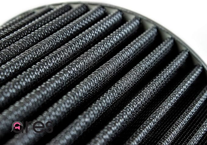 black 3" Universal Dry Air Filter Cone Dry Filter Replacement