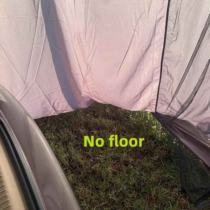 SUV Tent Van Camping Nomadic Camper Sleeping Take Shower or Change Clothes in Vehicle Water-Repellent and Lightweight Portable Bag Set up Size: L.W.H: 148x148x230 Centimeters