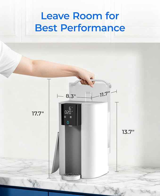 [Mineral] Waterdrop CoreRO Reverse Osmosis System, NSF/ANSI 58 & 372 Certified, 7-Stage Countertop Reverse Osmosis Water Filter, No Installation Required, Reduce PFAS, BPA Free, WD-C1SL