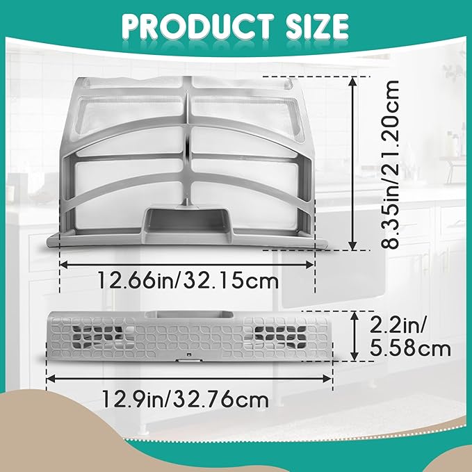 W10859086 Dryer Lint Screen Filter Replacement, Fits for Whirlpool Kenmore Maytag Dryers, Replaces W10608811 W10701353 AP5999318 EAP11731421 MEDB835DW3 MEDB835DW4 PS11731421 4378144 (LintFilter) - AquaVibe