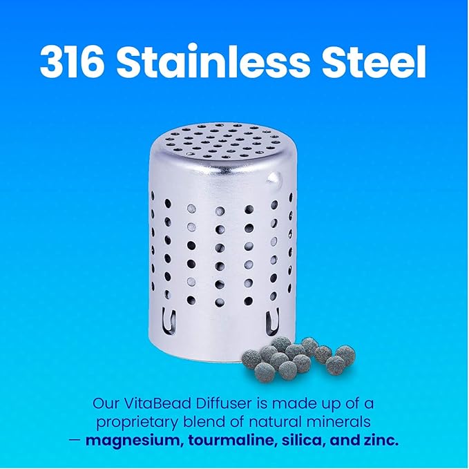 DYLN VitaBead Diffuser | Creates Hydrogen-Rich, pH 9+ Alkaline Antioxidant Water | Replacement for DYLN Bottle | Natural Mineral Ionized Hydrogen Generator for Delicious Tasting Water | 1-Pack