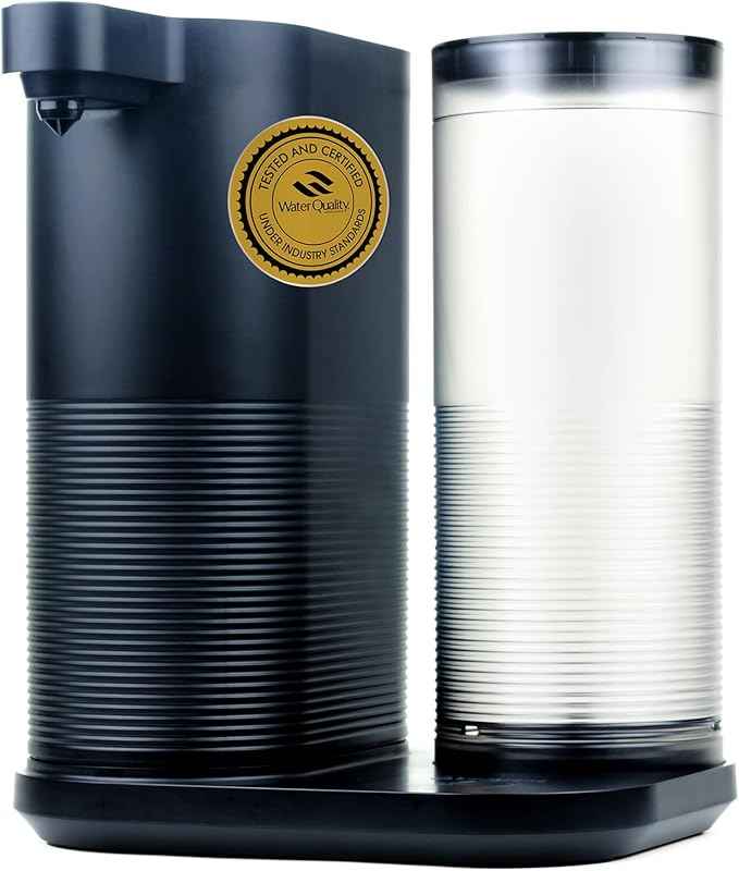 Aquasana Countertop Water Filter System for Drinking Water - Clean Water Machine - Removes 97% of Chlorine - Compact Filtration for Kitchen