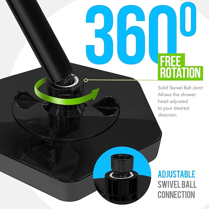 AquaHomeGroup Luxury Filtered Shower Head - High Pressure Rain Showerhead with Filter for Chlorine, Rust, Sediments - Water Filter Shower Head with Vitamin C E A - SPA Effect (Patent Pending)