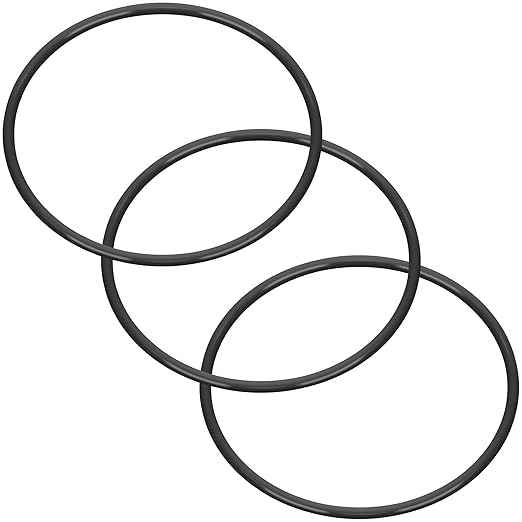 iFilters O-Ring Replacements for Standard 10" Reverse Osmosis Drinking Water Filter Housings (3 Pack)