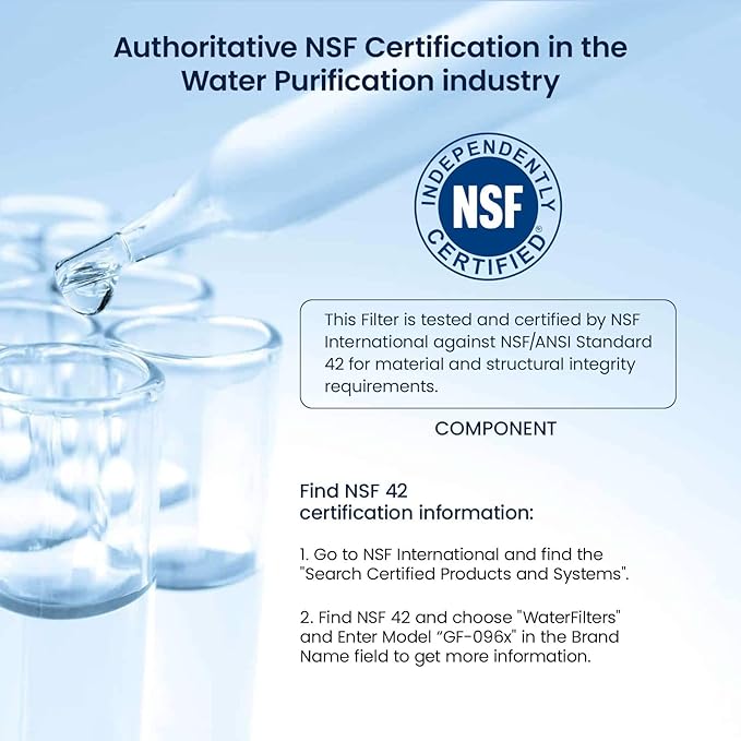 GLACIER FRESH Water Filter Compatible with Jura® 71794 Claris Smart+ Filter Cartridge, Fits E6, E8, Z8, Z6, J6, ENA8 Coffee Machines, NSF/42 Certified, 6 Pack