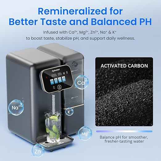C100 Reverse Osmosis Water Filter Countertop with Cooling, No Installation Required, Great Taste & Pure Quality, Fast Filtration, Eliminates Bottled Water Costs