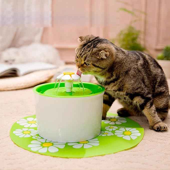 3PCS Yellow Cat Fountain Replacement Flower Nozzle Head,Pet Water Fountain Nozzle Replacement,Be Appropriate for Cat Fountain Automatic Drinking Water Dispenser Fountain Attachment