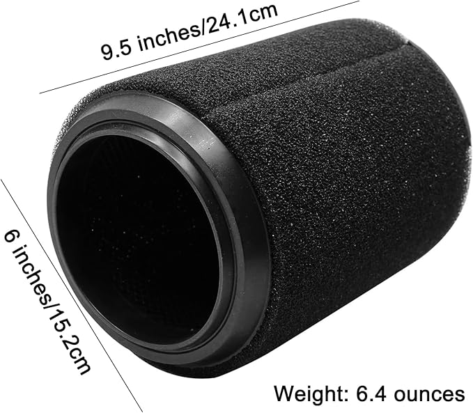 2-Pack VF7000 Filter for Ridgid Shop Vac 5-20 Gallon and Husky 6-9 Gallon Wet/Dry Vacuums, Foam Vacuum Filter Replacement for Wet Applications Only - AquaVibe