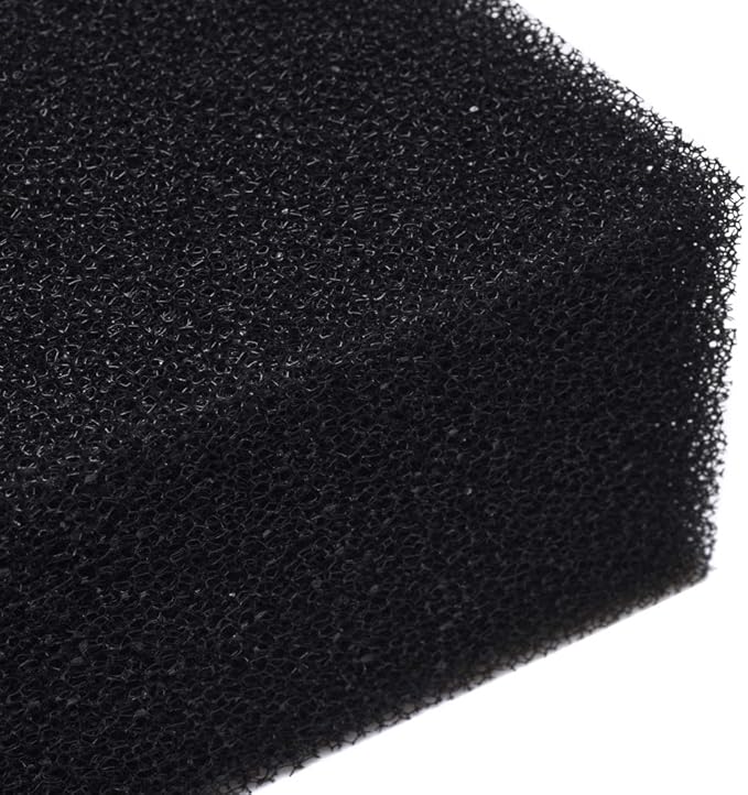 Hipanda Filter Foam Sponges, Bio Sponge Filter Media Pad, Cut-to-Size Foam for Aquarium Fish Tank (10" x 4.7" x 2.75")