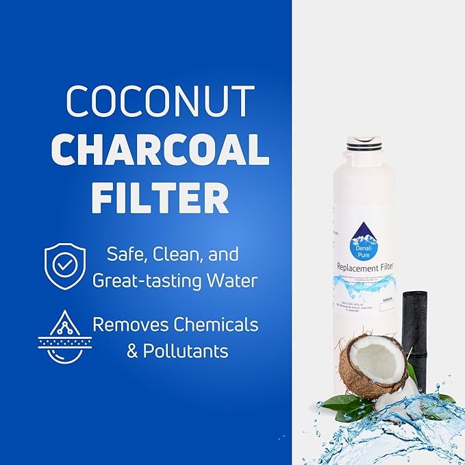 Replacement for Samsung RF263TEAESR Refrigerator Water Filter - Compatible with Samsung DA29-00020B, DA29-00020A, HAF-CIN Fridge Water Filter Cartridge