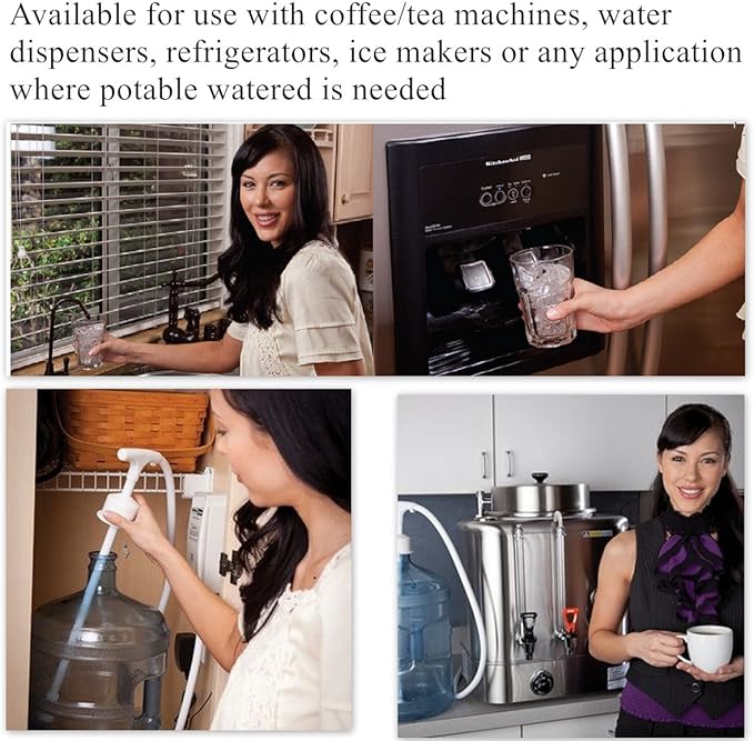 Bottled Water System with singel water inlet Bottled Water Dispenser one Tube for Refrigerator Ice-Maker Coffee Brewer 3.8L