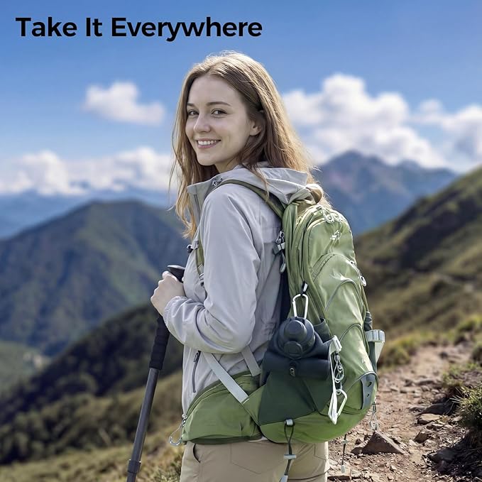 TakeToday Collapsible Water Bottles 32oz, Foldable Travel Bottle, TSA-Approved Leakproof Newly Silicone Water Bottle for Hiking, Travel, Outdoors, Black