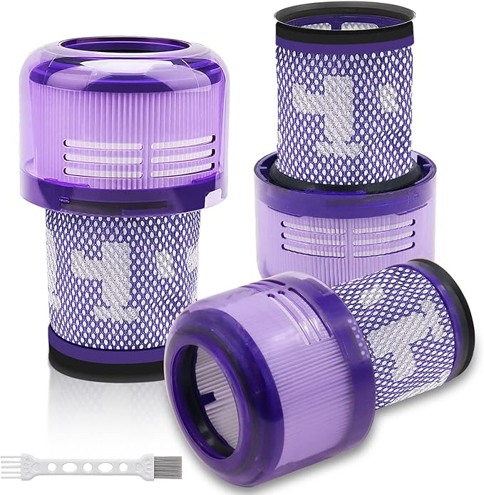 V12 Cordless Vacuum Filter Compatible with Dyson V12 Detect Slim, Removable and Washable V12 Replacement Filter, Part No.971517-01 - AquaVibe