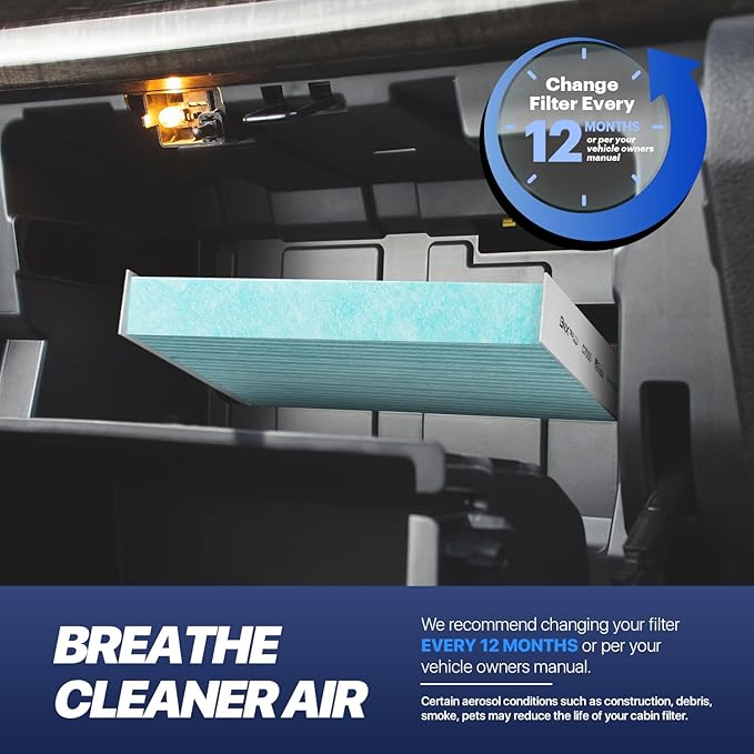 BNX TruFilter C7079 Cabin Air Filter, HEPA 99.97%, Compatible With Nissan Altima, Maxima, Murano, Pathfinder; Infiniti JX35, Q60, QX60