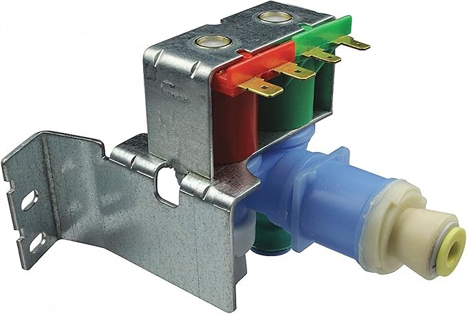 [FBA] NEW OEM Produced IMV708 W10408179 4389177 for Whirlpool Kitchenaid Kenmore Regrigerator Water Valve by Robertshaw Replacement Part - AquaVibe