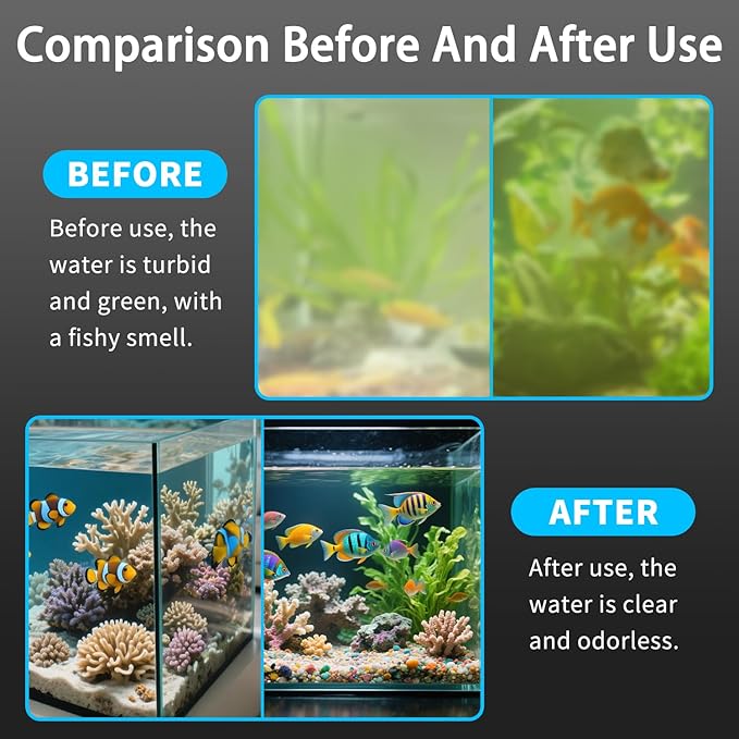 Aquarium Clean Light,22W UV Double Tube Sanitizer Clean Light with Timer, Fish Tank Aquarium Water Cleaning Algae Removal Lamp for Ornamental Fish Tanks, Large Aquariums