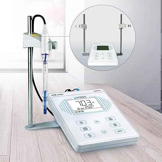 Apera Instruments PH700-PW Benchtop Lab pH Meter for Pure Water and Water Solutions with Low Ionic Strength (<100 µS)