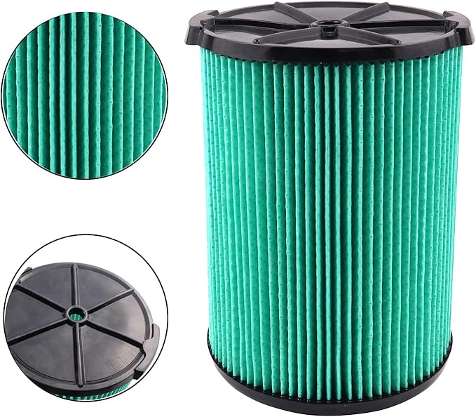 VF6000 Replacement Filter Compatible with Ridgid 5-20 Gallon Wet Dry Vacuums WD0671 WD5500 WD6425 WD7000 WD1280 WD1851 WD1680 WD1956（1Pack） - AquaVibe