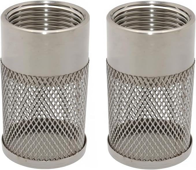 2pcs Dia 30mm Hose Inlet Strainer Filter,Fit for Irrigation Garden High Pressure,Hose Water Suction Strainer Garden Hose Inlet Filter