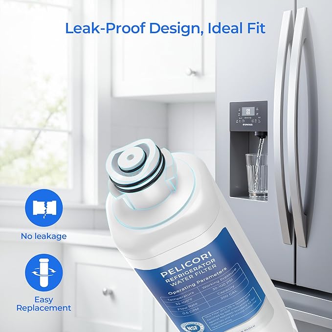RF28R7201SR Water Filter, Compatible with RF22R7351SR, RF23BB860012, RF23BB8600QL, RF24R7201SR, RF27CG5400SR, RF27T5201SG, RF27T5201SR, RF28R6201SR, RF28R7351SG Water Filter, 3 Pack