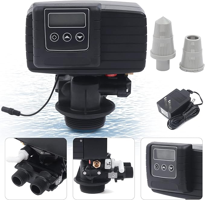 5600XSTST Time Type Water Softener Water Softener System 3W Water Softener Control Valve Digital Filter Control Head for Softening and Purifying Water