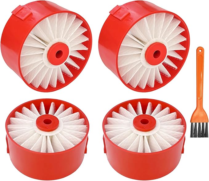 4 Pack N858184 HEPA Filters Replacement Compatible with Craftsman V20 Cordless Stick Vacuum CMCVS001D1, Vacuum Filter Fits for Black Decker BSVF1 BSV2020 BSV2020G BSV2020P Vacuum Cleaner - AquaVibe