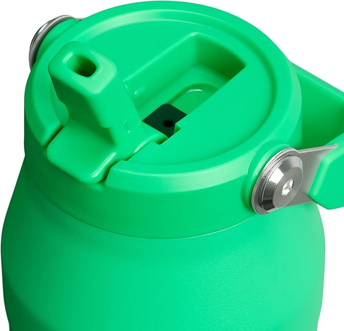 Stanley IceFlow Flip Straw 2.0 Water Bottle 36 oz | Built-In Straw with Larger Opening | Lightweight and Leak Resistant | Insulated Stainless Steel | BPA-Free | Meadow