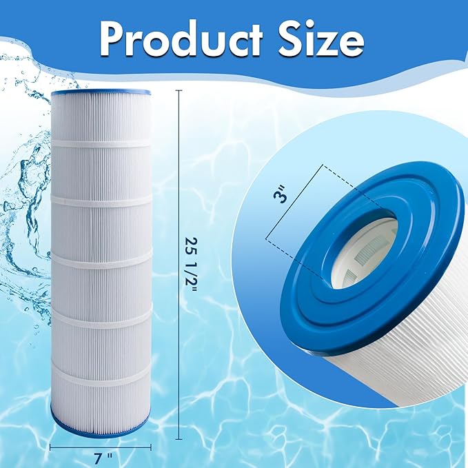 C4030 Pool Filter Cartridge Replacement for Hayward SwimClear C4030 CX880XRE, Pleatco PA106-PAK4, Unicel C-7488, Filbur FC-1226, | 4-Pack | 424 Sq. Ft.| High-Efficiency Trilobal Fabric