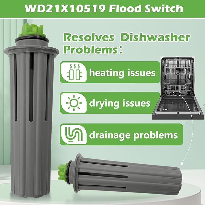 New WD21X10519 Dishwasher Flood Switch Asm Replacement for GE AP5781465 PS8690623 3028650