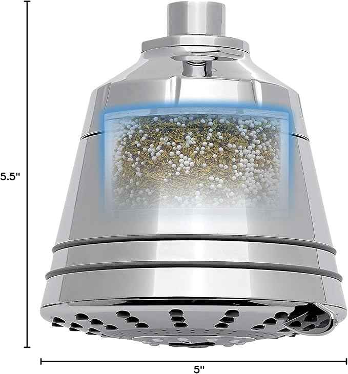 Sprite Showers Pure 7-Setting Filtered 1.75GPM Showerhead in Chrome (AE7E-CM-R)