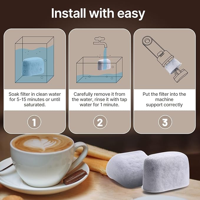ICEPURE Coffee Machine Water Filter Replacement for Breville BWF100 BWF100NA BES980XL BES920XL BES900XL BES860XL BES870XL Barista Espresso, BES840XL BKC600XL BKC700XL, 12PACK - AquaVibe