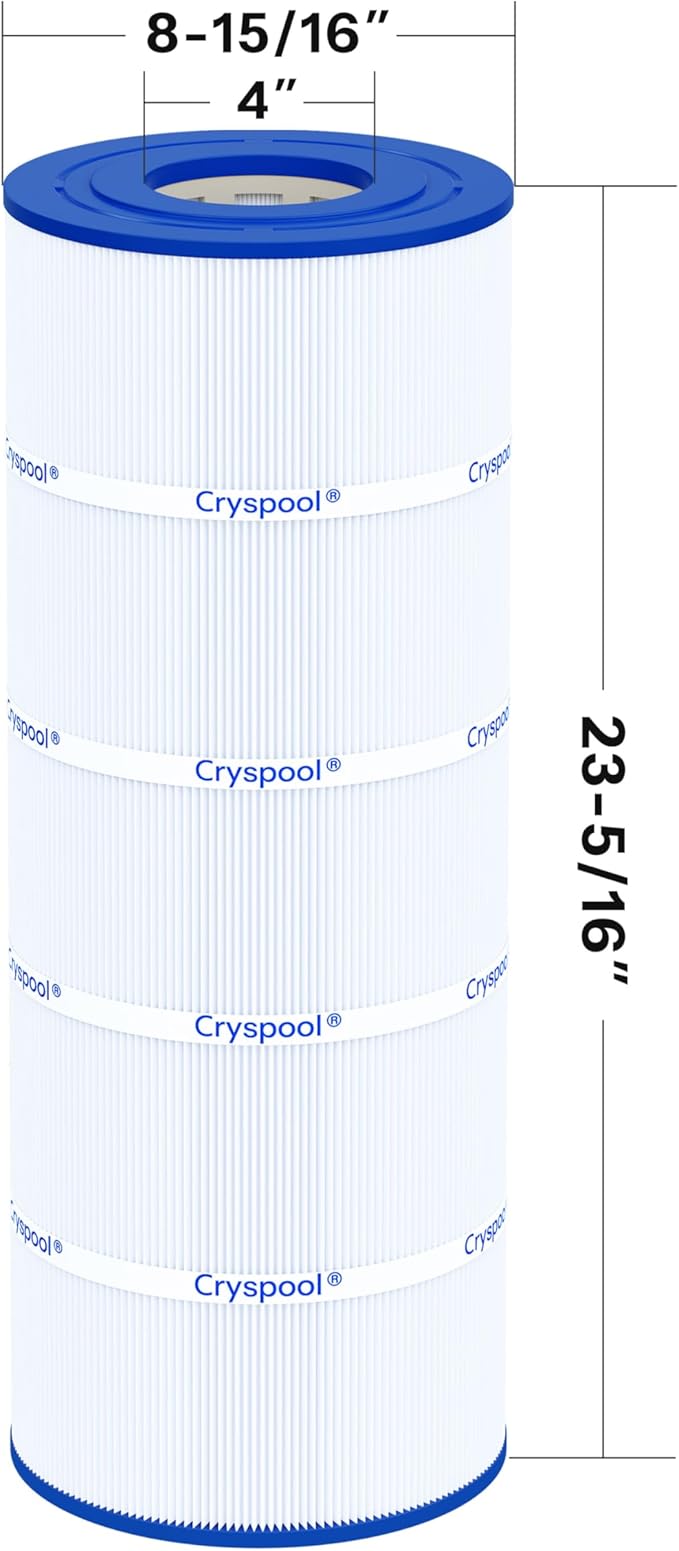 Cryspool® 08056 Filter Compatible with Jandy CS150, X-Stream CC1500, CCX1500RE, Pro Clean 150, PWWCT150, R0462300, PJANCS150, C-8414, FC-1287, 150 Sq. Ft Pool Filter Cartridge, 1 Pack