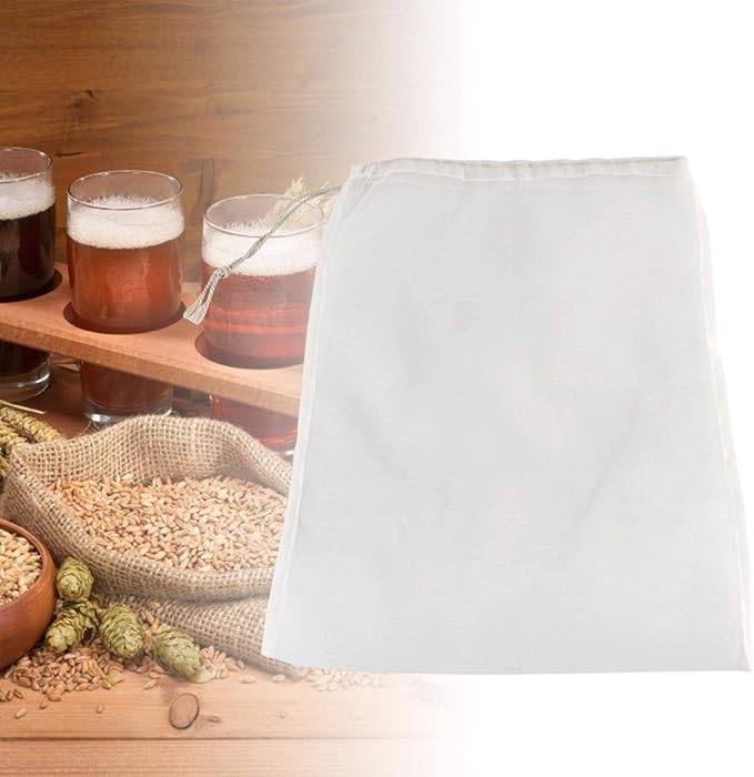 Yosoo Wine Filter Bag, Reuseable Home Brew Beer Making, Used in Fermentation, Jam and Jam Making, Kefir and Wine Making(45x62cm)