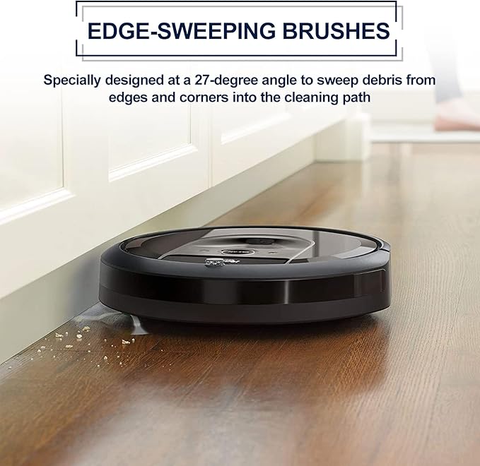 KEEPOW Replacement Parts Accessories Compatible with iRobot Roomba i7 i3 i4 j7 E5 E6 E7 i7+ Vacuum Cleaner Accessories, 6 HEPA Filters, 6 Side Brushes, 1 Set Multi-Surface Rubber Brushes - AquaVibe