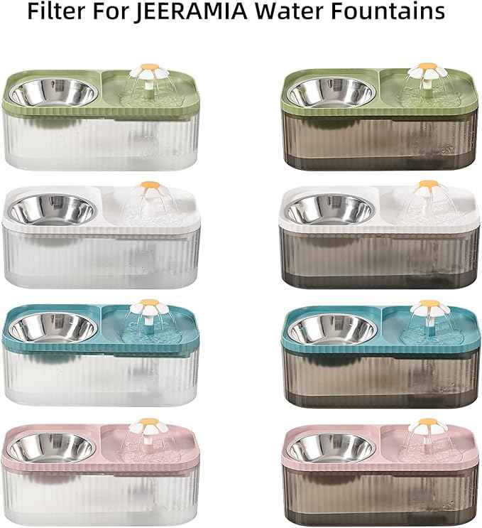 Cat Water Fountain Replacement Filters 8 Pcs