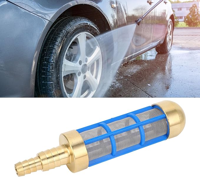 AUNMAS Garden Hose Filter, Hose Water Suction Strainer Pressure Washer Inlet Filter for RV Camping Car Wash Water Hose