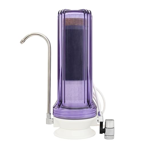 Anchor AF-3500 5-Stage Alkaline Counter Top Water Filter System (Clear)