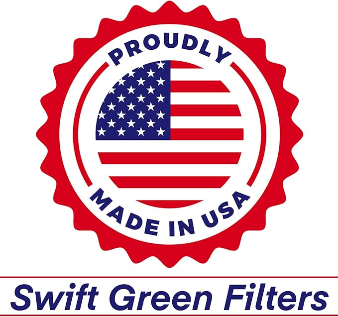 Swift Green Filters SGF-M9 Replacement water filter for UKF8001,EDR4RXD1,FILTER 4,EFF-6007A,46-9005,46-9006,CLCH101, 1, White, 1 Pack