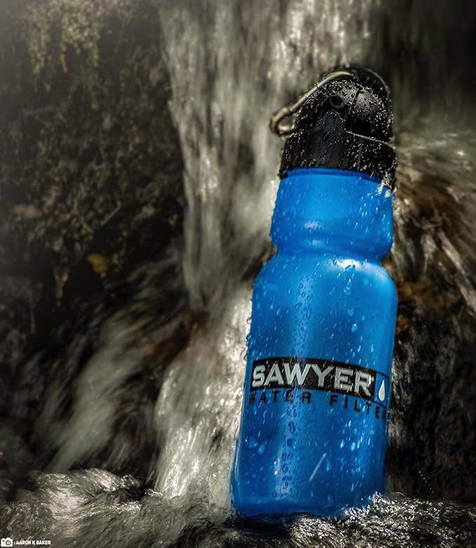 Sawyer Products SP140 Personal Water Bottle Filter, 34-Ounce,Blue