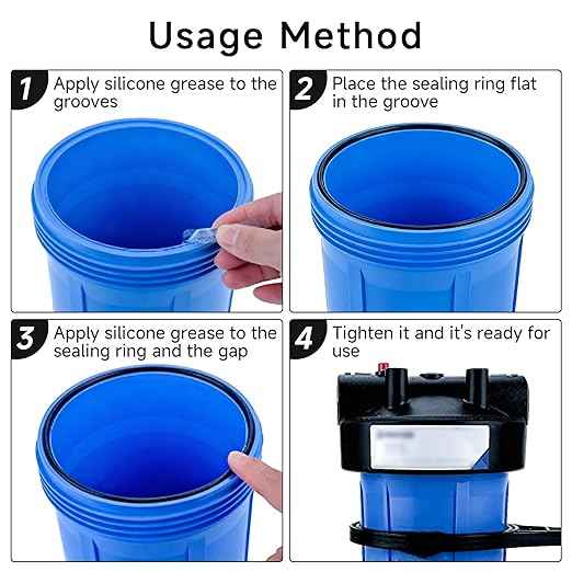 3.5 Inch OD Water Filter O-Ring 8 Pack, Compatible with Express Water ROES-50 and APEC Essence Ultimate Reverse Osmosis Systems, Durable Nitrile Rubber