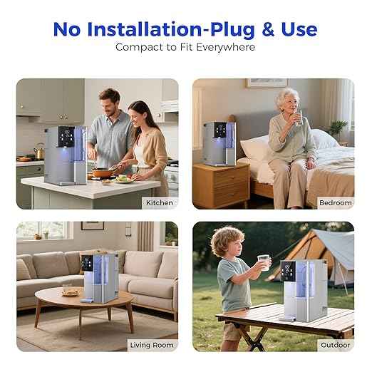 CT910G Countertop Reverse Osmosis Water Filter System, 7-Stage RO Water Filtration System, 528 Gallons Water Purifier, 3:1 Pure to Drain, NSF 372,42,58, Reduce TDS PFAS, No Installation