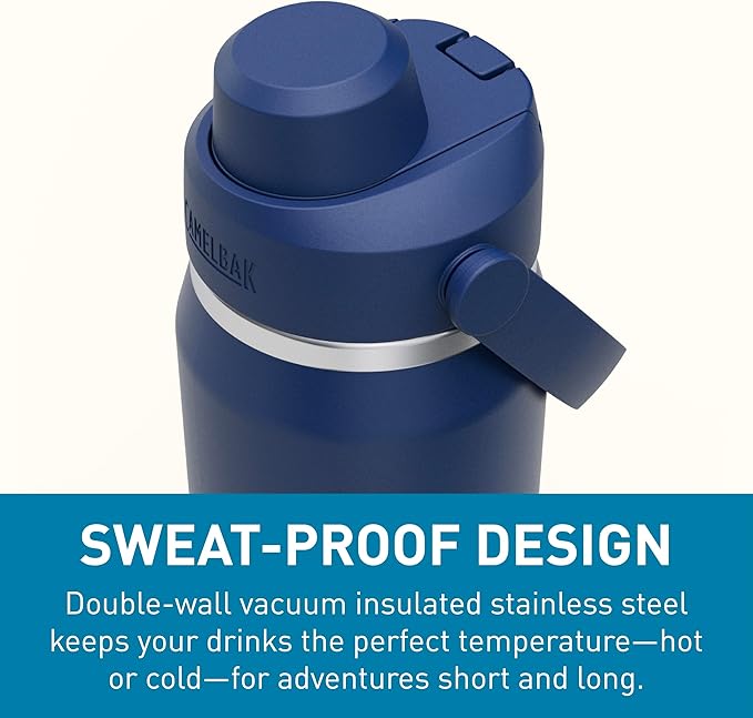 CamelBak Thrive Chug Insulated Stainless Steel Water Bottle Navy, 25oz