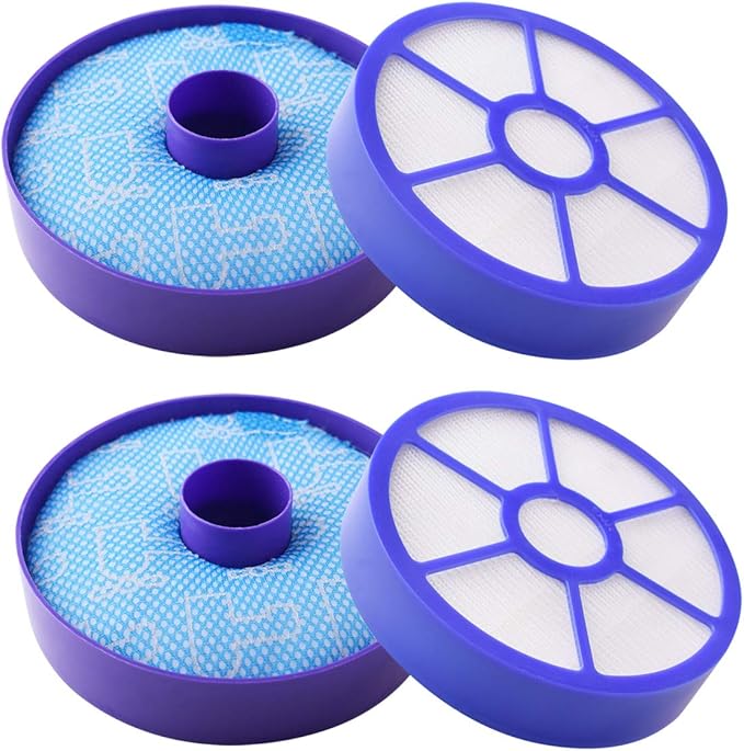 Set of HEPA Pre Motor and Post Motor Filter Replacement for DC33 Upright Vacuum Part 919563-02 921616-01 - AquaVibe